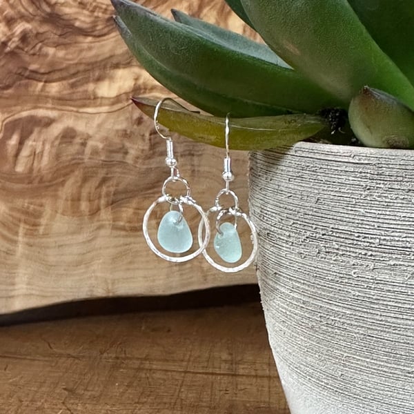 Handmade seaglass earrings 