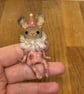 Spun Cotton Sitting Rabbit Pink - Image 3