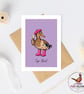 Top Bird Duck Greetings Card - Funny Friendship Card - Pheasant card -  - Image 2