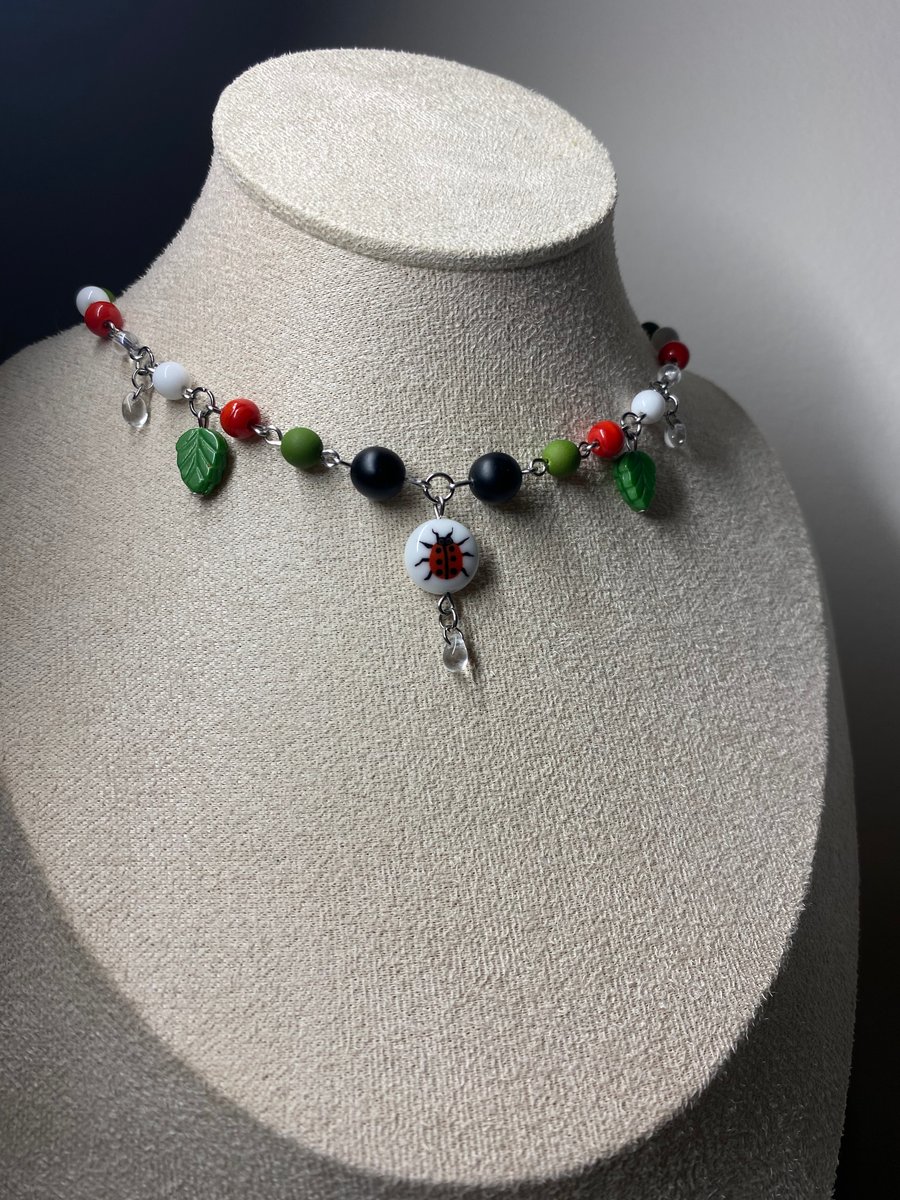 Dottie - Ladybird Choker Necklace 