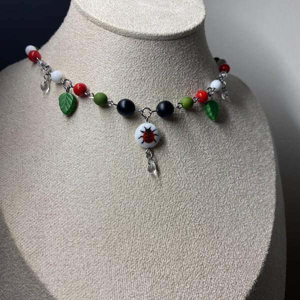 Dottie - Ladybird Choker Necklace 