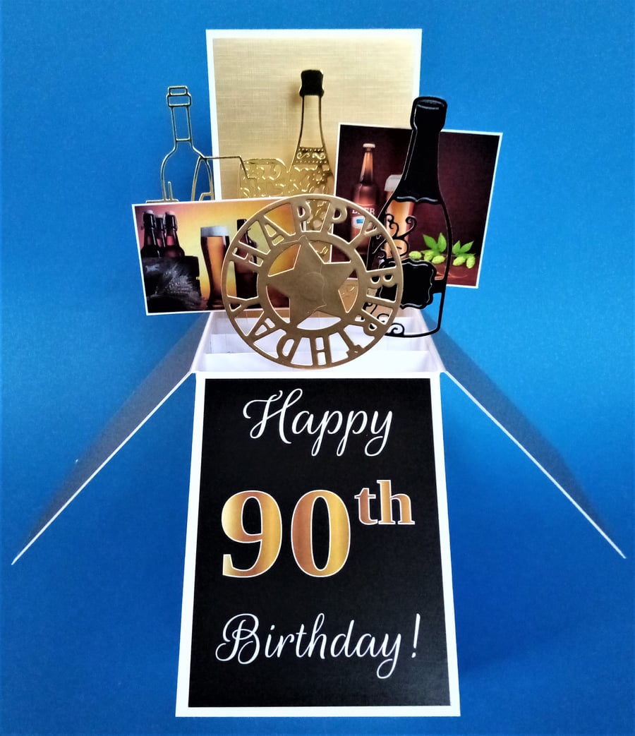 Men's 90th Birthday Card