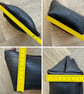 Lined Inner Tube Bag - Dark Pink Zip & Maroon Cyclist Lining - Image 10