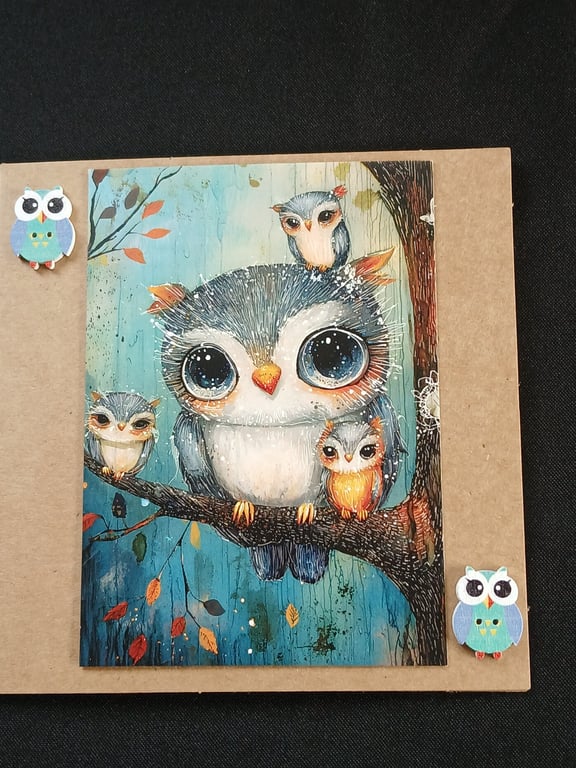 Handmade blank card 