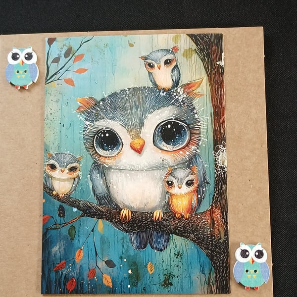 Handmade blank card 
