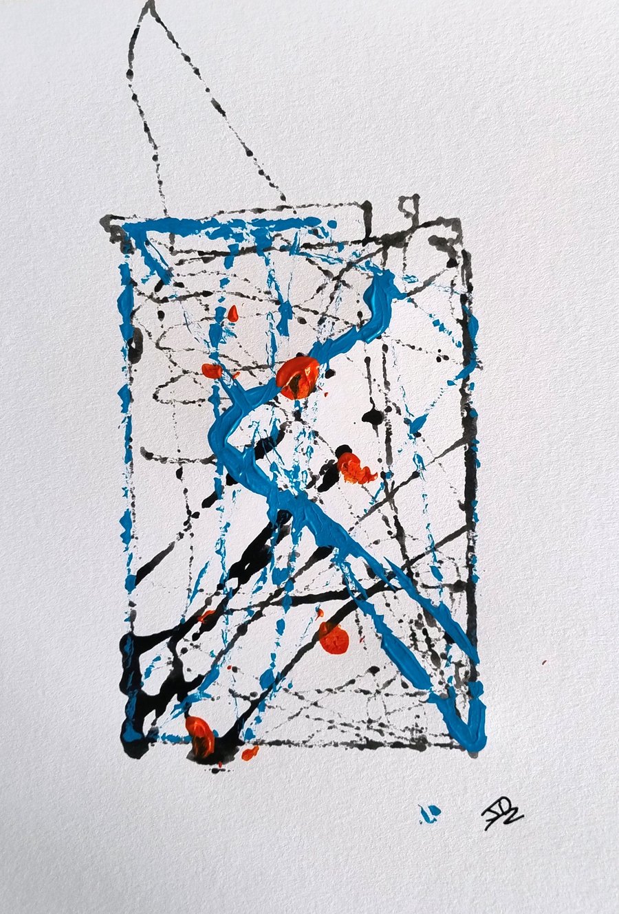 Rolling Sea Glass Paintings Cumbria Inertia Original Sea Glass Motion Painting