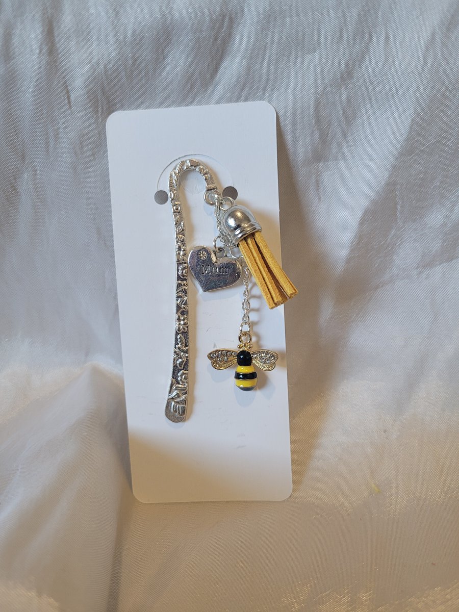 Mothers Day Metal Bookmark - Small Bee
