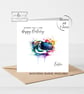 VR Headset Happy Birthday Card - Image 1