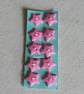Pale pink star buttons - Image 1