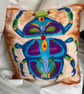 Scarab cushion - stuffing included