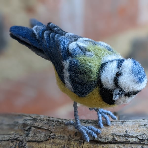 Woollen detailed Blue Tit - Reserved for Kate 