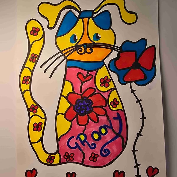 Fairy Cat Drawing 
