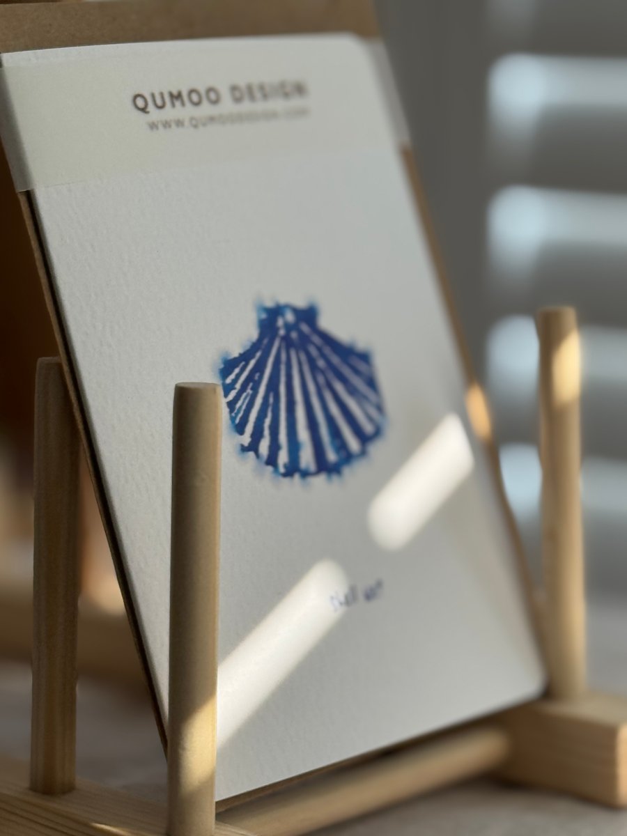 Shell we? blank greetings Card (QM 289) 