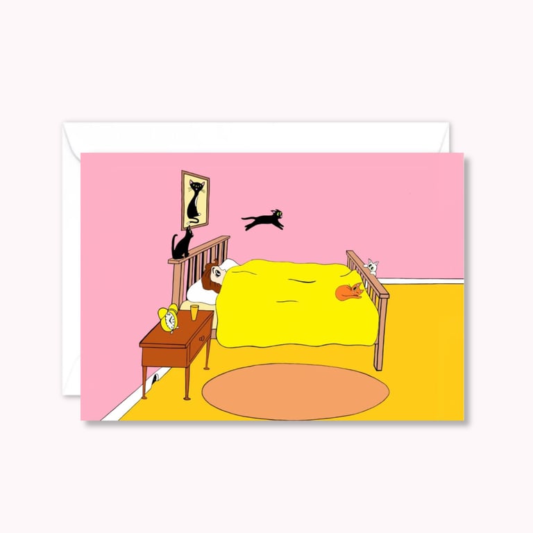 Funny Cats Greetings Card: Ideal for a Cat Lover's Birthday (103)