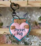 Pocket Hugs – Emotional Support,Gift, keyring, bag tag,  - Image 1