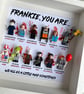 Horror Halloween Personalised 12 Figure Minifigure Frame - Image 3