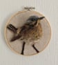 Song thrush needle felted bird picture  - Image 1