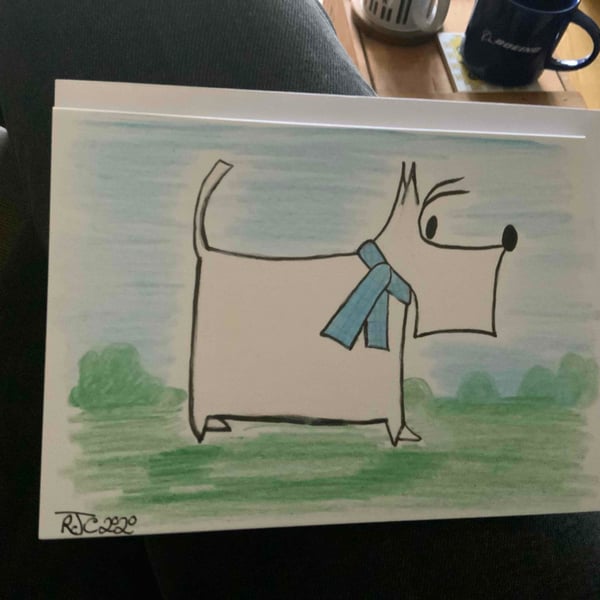 Scottie Birthday Card