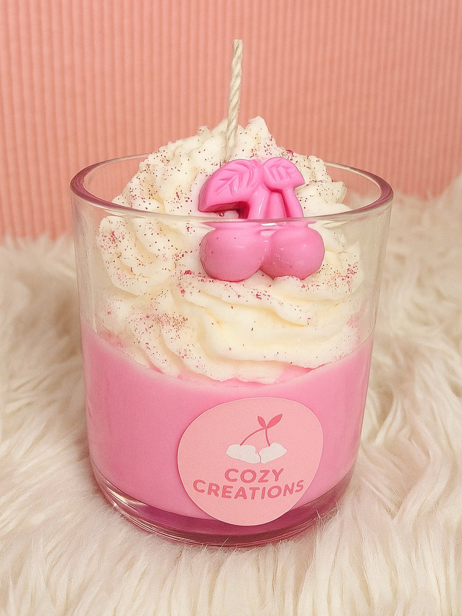 Cloudberry Handcrafted 3D candle