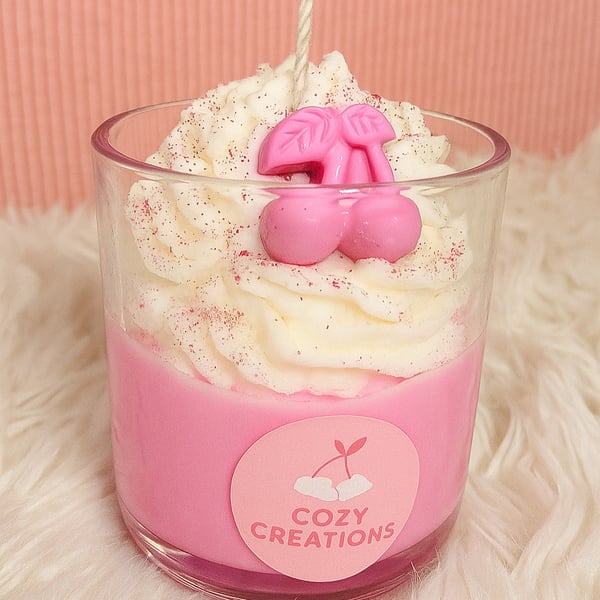 Cloudberry Handcrafted 3D candle