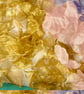 Metallic Gold Silk organza cherry blossom flowers - Image 4