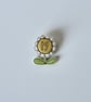 'Birthday Flower' - Personalised Handmade Brooch - Image 1