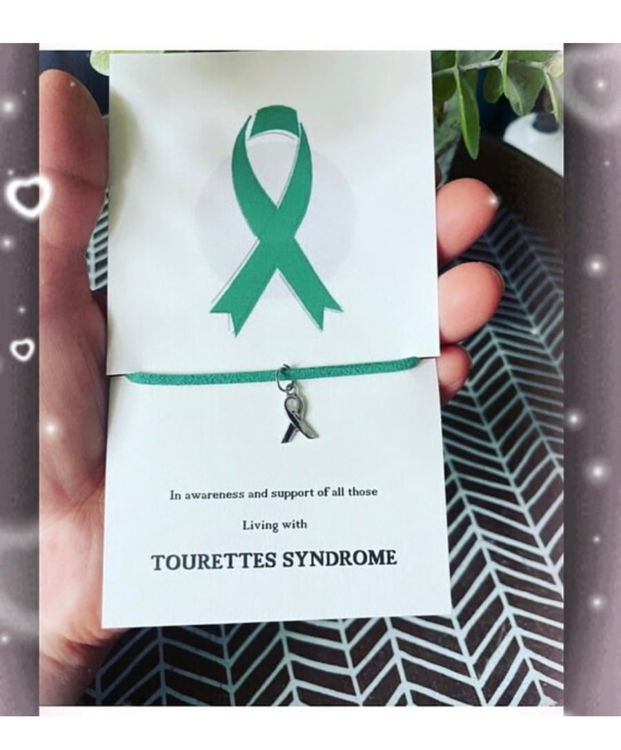 Tourette’s syndrome awareness wish bracelet corded wish bracelet gift 