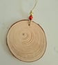Christmas decoration pug dog wood slice hanging decoration - Image 6