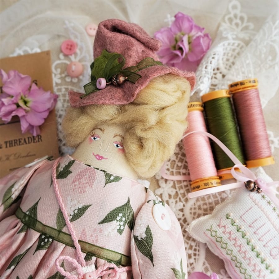 Lillia, A Little Lancashire Witch Doll