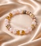 Rose Quartz & Pink Jasper bracelet