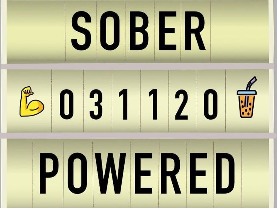 Custom Sober Wall Art, sober anniversary gift, sobriety gift for women, AA gift