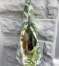 Green Cotton Peg Bag, Trees Canvas Fabric Lined Wigwam Peg Storage Bag