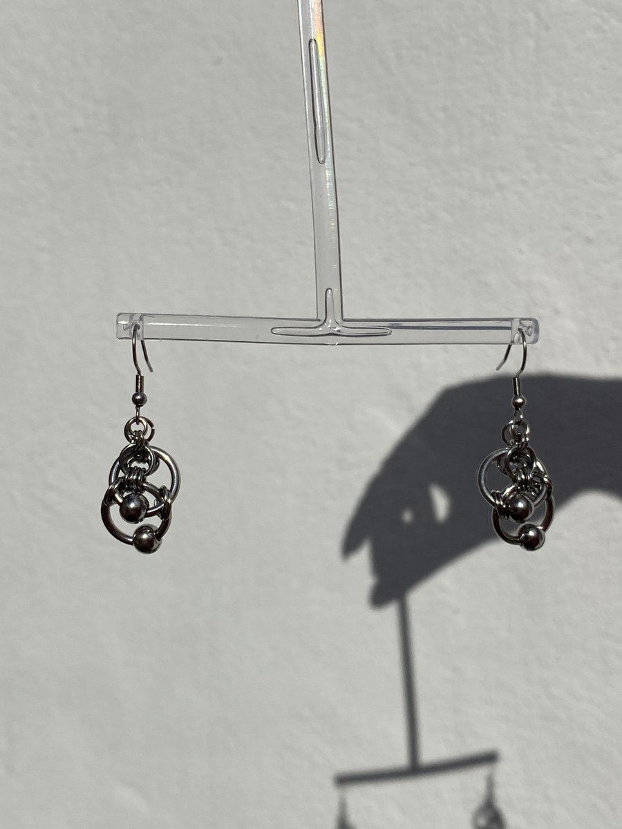 Fran - Brutalist - Modernist Earrings 