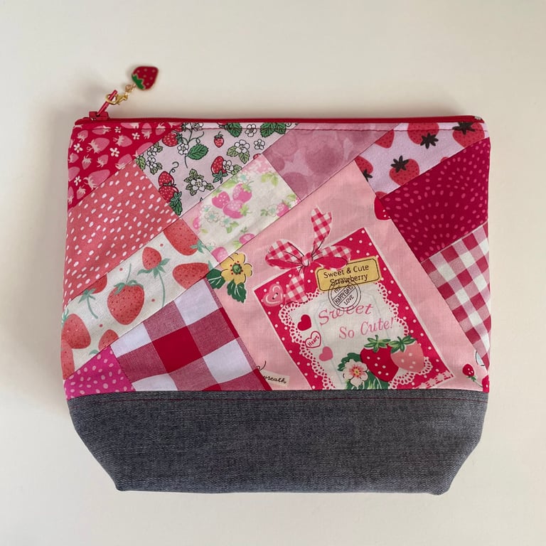 Strawberry Makeup Bag 