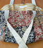 Indian block print shoulder bag: patchwork design - Image 5