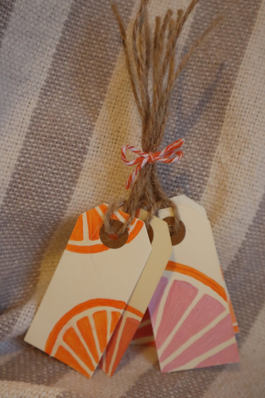 Citrus gift tags - 5 tags