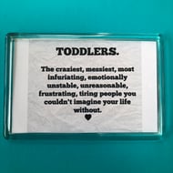Toddlers Are Infuriating Funny Decorative Fridge Magnet