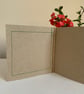 Easter greeting card with cream and pink flowers. Handmade from wool felt. - Image 3