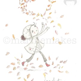 Autumn Leaves - A5 Gicl e print