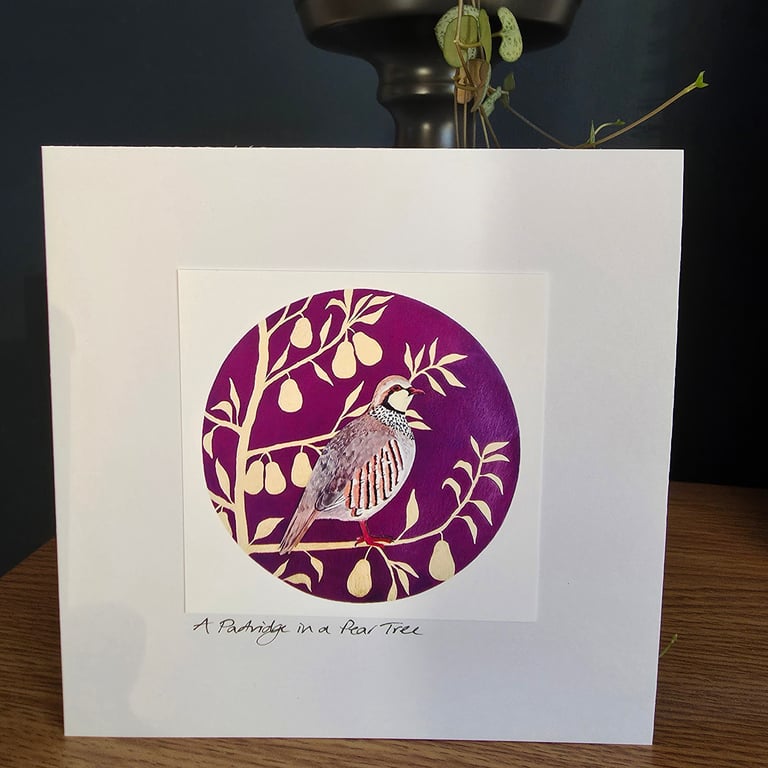 A Partridge in a Pear Tree Card