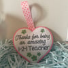 Thank You Heart – Scented Jasmine  ,  A Gift from the Heart 121 Teacher 