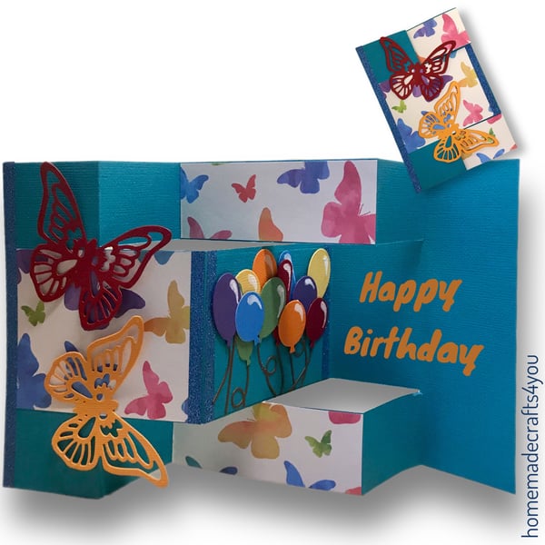 Folded Butterfly Card