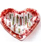 Fused Glass Valentine Heart Dish red Bordered Dichroic 15cm - Image 6