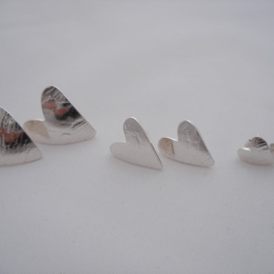 MEDIUM Heart Earrings