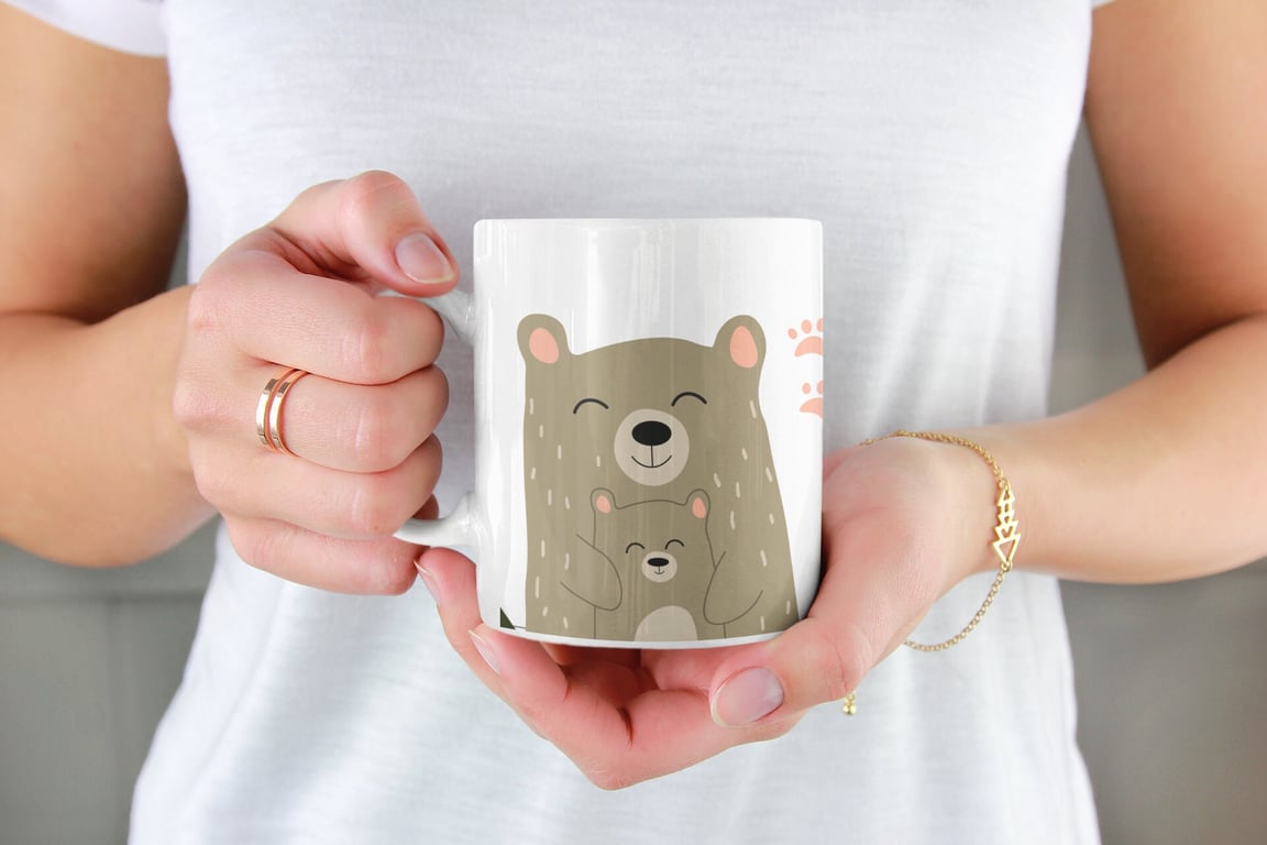 My Mama Bear Mug, Mother's Day Gift, Mum Gift Mug, Mama and Baby Bear