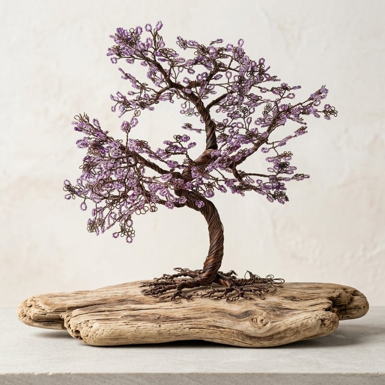 Bonsai Tree Wire Sculpture