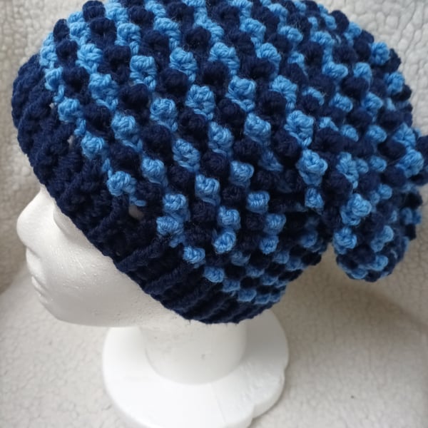 Crochet slouchy beanie 