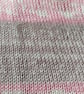 Hand Knitted Fair Isle Baby Blanket - Pink, Cream, Fawn Pram Gift - Image 8