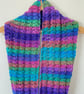 Rainbow Infinity Scarf - Handmade Crochet Scarves - Christmas Gifts for Her - Image 2