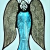 Contemporary Stained Glass - Guardian Angel of Flora and Fauna 